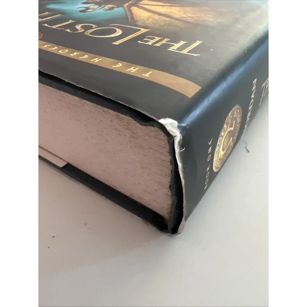 The Lost Hero by Rick Riordan 1st First Edition 2010 VG+ HC Book